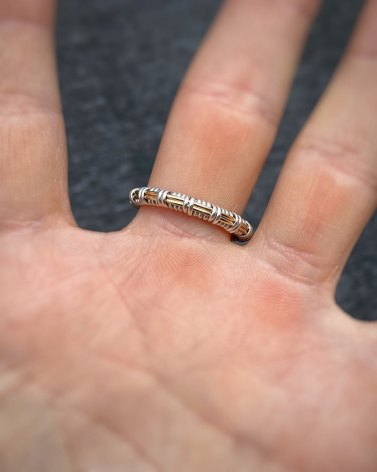 Blue Lagoon // Blue Topaz Ring // Size 10 // Sterling Silver // Gold Filled // Sexy Cocktail Ring // Faceted // Color Pop