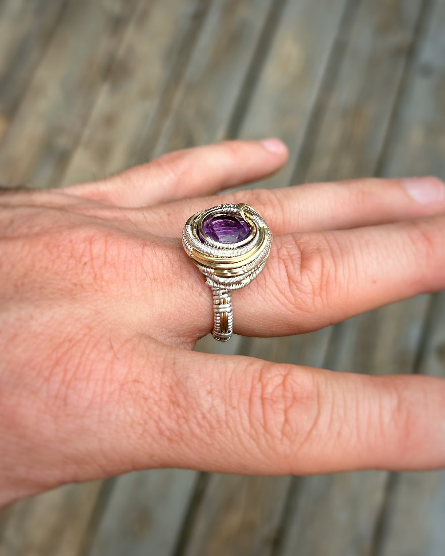 Amethyst Ring Size 9