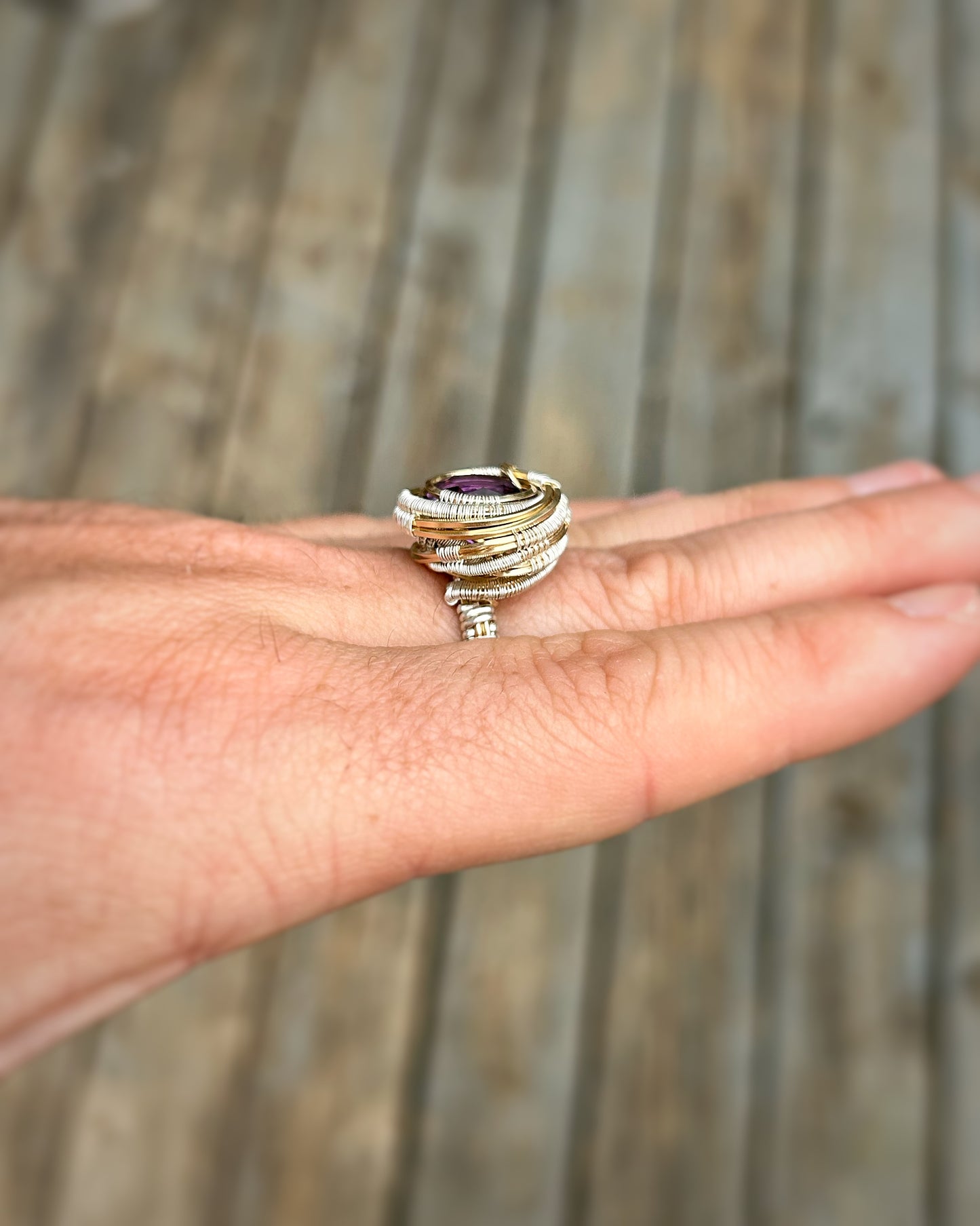 Amethyst Ring Size 9