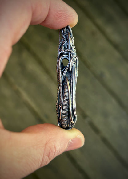 All Green Banger // Green Gems // Tourmaline // Garnet // Peridot // Apatite // Chrome Diopside // Oxidized Silver // Festival Jewelry