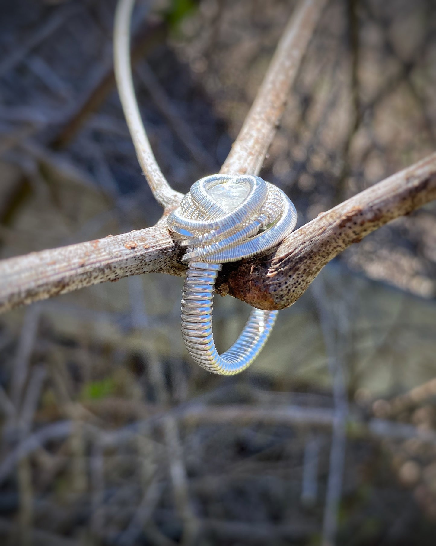 Moonstone // Rainbow Moonstone Ring // Wire Wrap // Festival Jewelry // Size 8 // Handmade // Wire Art // Sexy // Comfortable