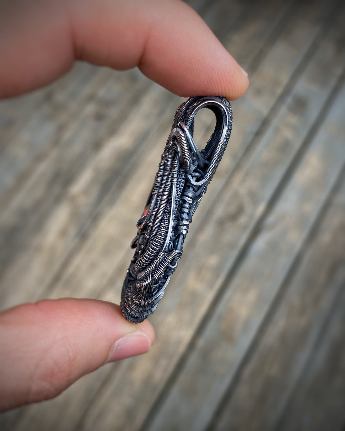 Amazing Opal // Ethiopian Welo Opal // Pendant // Wire Wrap // Sexy Jewelry // Festival // Elegant // Gem // Garnet // Amethyst // Handmade