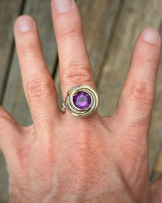 Amethyst Ring Size 9