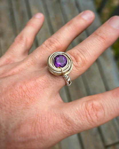 Amethyst Ring Size 9